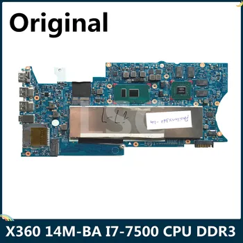 

LSC For HP X360 14M-BA Laptop Motherboard With I7-7500 CPU DDR3 923688-601 448.0BZ03.0011 100% Tested