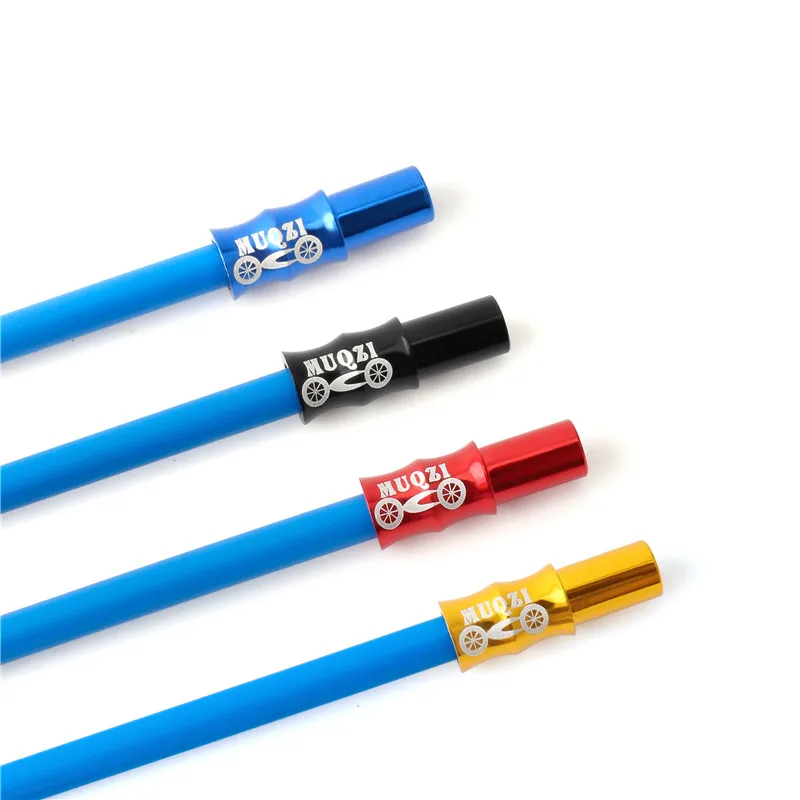 MUQZI Cable Cap Bike Brake Cable End Cap Shift Wire End 4mm 5mm Aluminum Alloy Mountain Road Bicycle Housing Parts bike cable end caps 10PCS