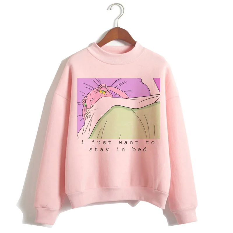 sailor moon cartoon women hoodie korean style Sweatshirt Oversized kawaii streetwear female Hoodies ulzzang harajuku Graphic