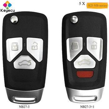 

KEYECU 5 PCS/Lot NB27-3/ NB27-3+1 KEYDIY NB Series Multi-functional Universal Remote Control Key for KD900 KD900+ URG200 KD-X2