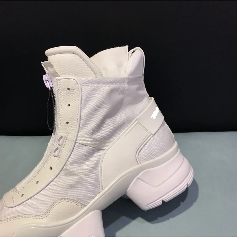 Star992*White, fashion style, men's shoes man boot leather