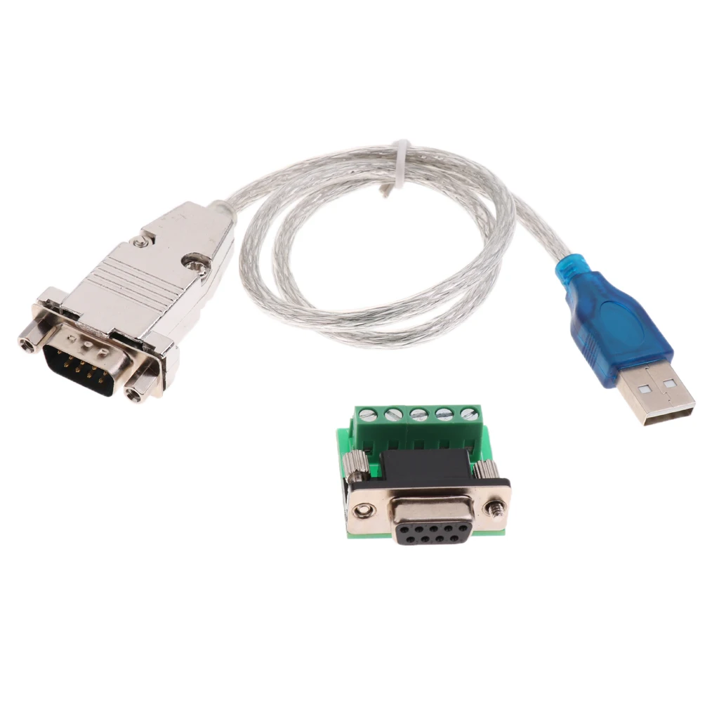 1.6 Feet USB 2.0 to RS485 Serial Converter Adapter with Chip for Win XP/7/8/10
