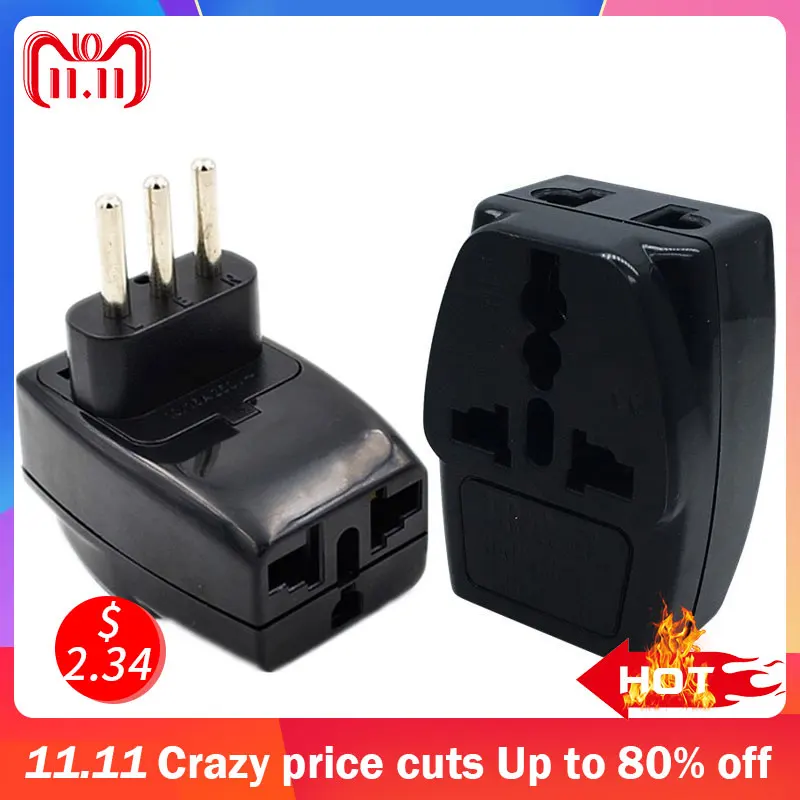 Универсальный дорожный адаптер типа L Италия Чили идеально подходит для