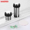 NAIERDI Stainless Steel Door Stopper Door Protective Pad Anti-Collision Protection Self Adhesive Round Door Stops Wall Protector ► Photo 3/6