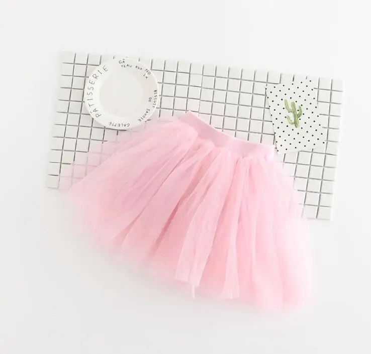 pink Юбки для девочек; одежда для малышей; Радужная юбка с блестками; Милая сетчатая юбка принцессы для девочек; бальное платье для дня рождения; детские юбки - Цвет: pink