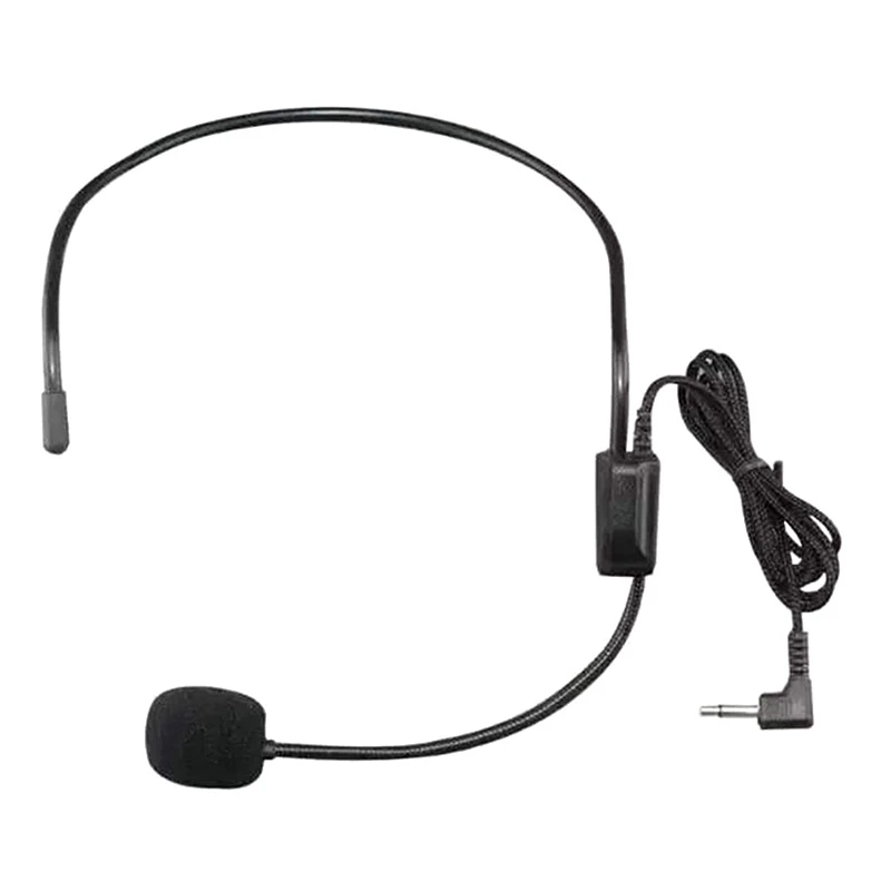 3 Pcs Headphone Microphone Headset Speaker Microphone Compatible o Technology Voice Amplifier Teacher Speaker