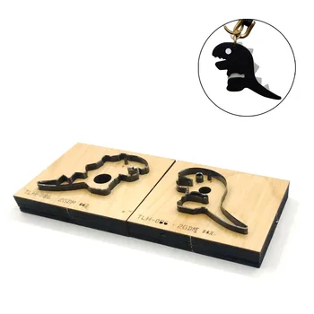 

2020 New Design Cutting Die cartoon leather dinosaur decoration scrapbooking Cutting Mold Wood Die