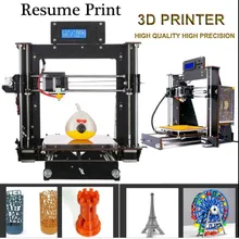 Diy impressora 3d manual de nivelamento alta precisão reprap prusa i3 grande barato impressora 3d falha de energia retomar impressão