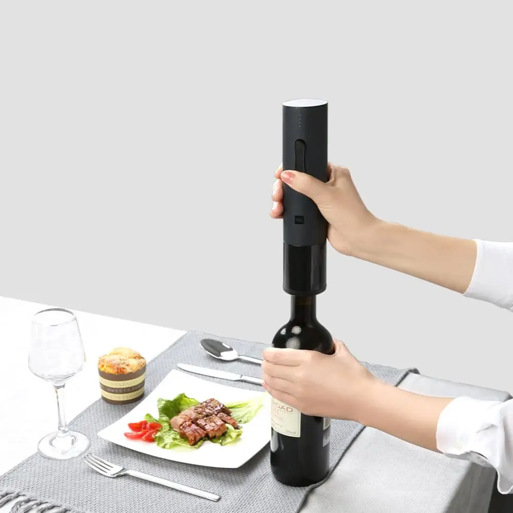 Wine Opener Xiaomi HuoHou автоматическая открывалка для бутылок с зарядкой от Usb электрическая 6S красная открывалка для Вина Штопор Фольга резак пробковый инструмент - Цвет: Wine Opener