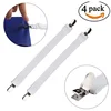 4pcs/set Adjustable Bed Sheet Corner Holder Sheet Band Straps Suspenders  Elastic Straps Fasteners Clips Grippers Mattress feets ► Photo 3/6