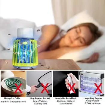 

3-in-1 Camping LED Lighting Mosquito Killer Light USB Charging Outdoor Repellent light Insect Bug mosquito Trap moskito