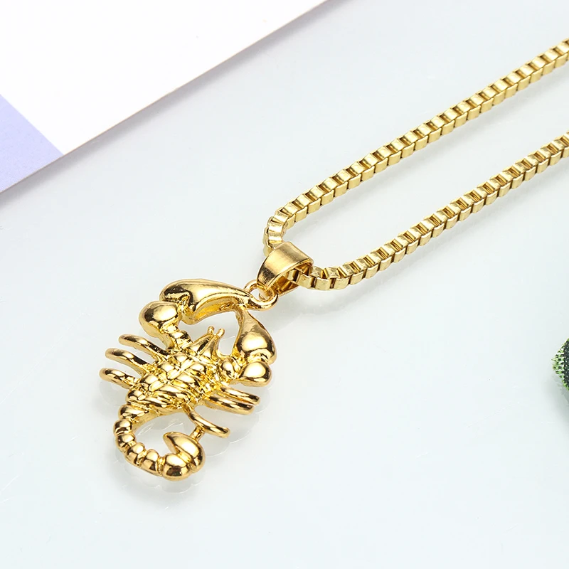 Shellhard Men Hip Hop Jewelry Scorpio 