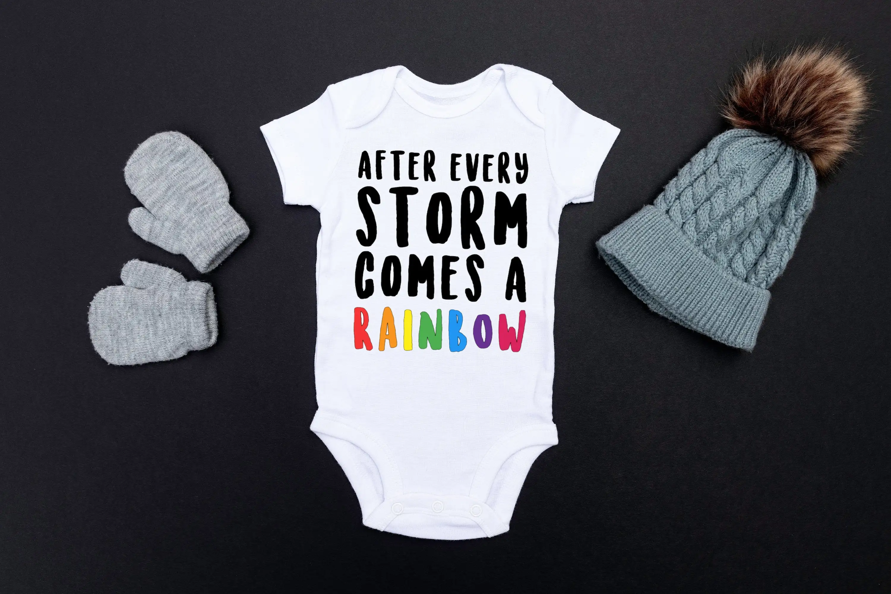 Body Arc En Ciel Pour Bebe Annonce De Grossesse Cadeau De Fete Prenatale A La Mode Aliexpress
