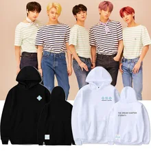 TXT Combination Album ETERNITY Print Hoody Sweatshirt Harajuku Casual Loose Lady Pullover Tops Female Winter Hoodie Men/Women