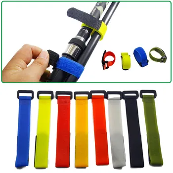 BIG DISCOUNT ❤️ 5Pcs/lot Multicolor Reusable Fishing Rod Tie Holder Strap Suspenders Fastener Hook Ties Belt Fishing Tackle Accessories - discount item 30% OFF Sports & Entertainment