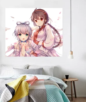 

[Self-Adhesive] 3D Cute Anime Girls 646 Japan Anime Wall Stickers Mural Decal Wall Murals AJ WALLPAPER Belly