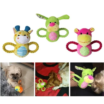 

Dog Toy With Dog Toy Puppy Rope Puppies Play Interactive Best For Toys Games Pet Plush Squeak