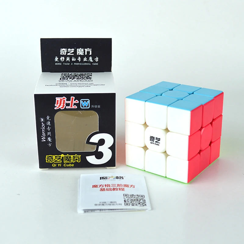 Скоростные кубики QIYI Warrior W волшебные 3x3x3 5 6 см профессиональный вращающийся пазл