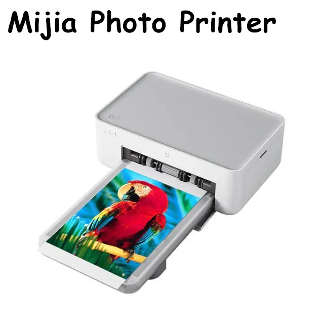 Printer Крепление для спортивной камеры Xiao mi jia mi фотопринтер 6-дюймовый высокой четкости Автопленка; многоразмерные х ID фото умный принтер Беспроводной принтер печатающий фотографии с телефона - Цвет: Printer