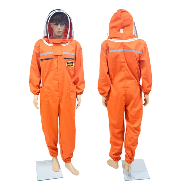 Méhész Öltöny Csatolt Sisakkal Professzionális Méhruhák Öltönyök Méhészeti Méh Farm Felszerelés - Image 4