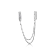 CKK Fit Браслет reflexions предохранительный цепной зажим бусины для Подвески для изготовления украшений Стерлинговое Серебро 925 шарик шарм Kralen