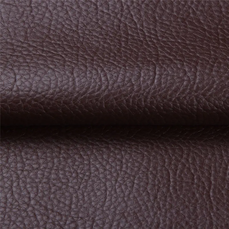 Dark brown 100*138 см Синтетическая кожа из искусственной кожи ткань искусственная кожа ткани DIY сумки дивана украшения Швейные материалы Ткань - Цвет: Dark brown