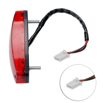 

License Brake Light Taillight Red For ATV Off-road Motorcycle Accessories Lamp Exterior Replacement