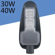 30 Вт 40 Вт светодиодный уличный светильник AC85-265V! 3-летняя гарантия! PF> 0,9 ультратонкое естественное освещение CRI> 80 SMD3030 160lm/W открытый дороге лампа