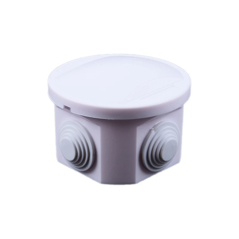 Details about   IP55 Waterproof Round Electric Junction Box & Grommets Outdoor Enclosure Case 