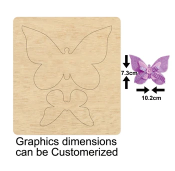 

Butterfly cutting dies 2020 new DIY die cut 134*122*10mm wooden dies Suitable for common die cutting machines on the market