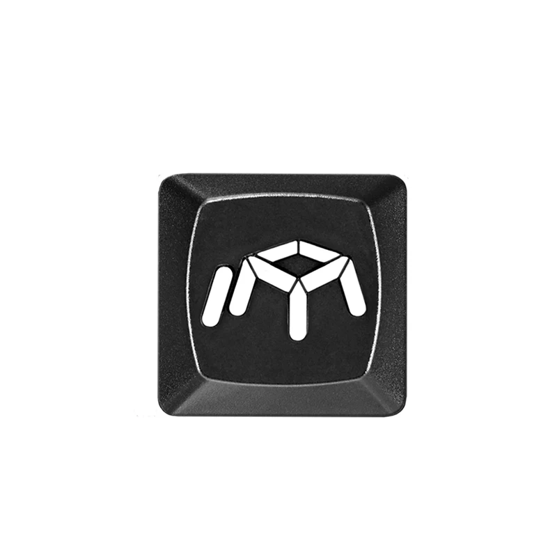 Zomo logo Artisan Keycap CNC Анодированный Алюминиевый совместимый Cherry MX Переключатель backspace esc черный colorway - Цвет: ZOMO Logo ESC x1