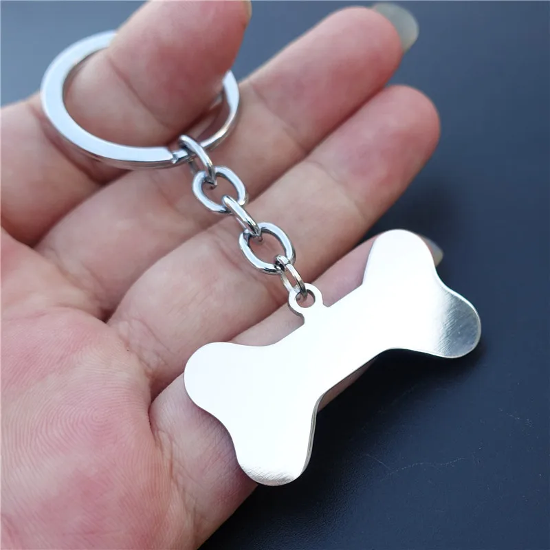 Dog Bone Shape Carabiner Clip Keychain - Bulk Pack