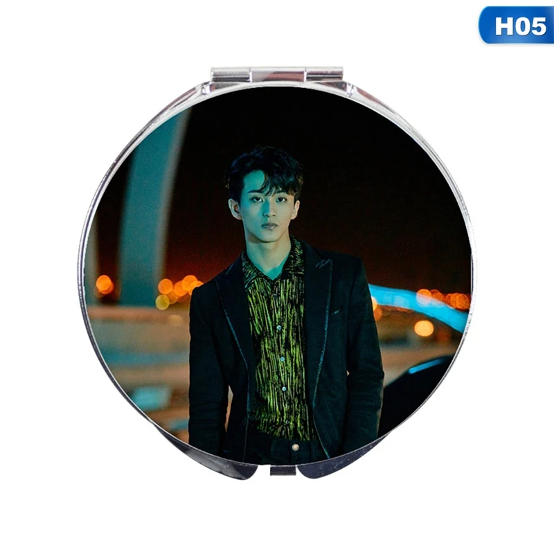Kpop SuperM первый мини-альбом зеркало для макияжа TAEYONG MARK LUCAS BAEKHYUN TEN TAEMIN KAI Mini Mirror Fans коллекция подарок
