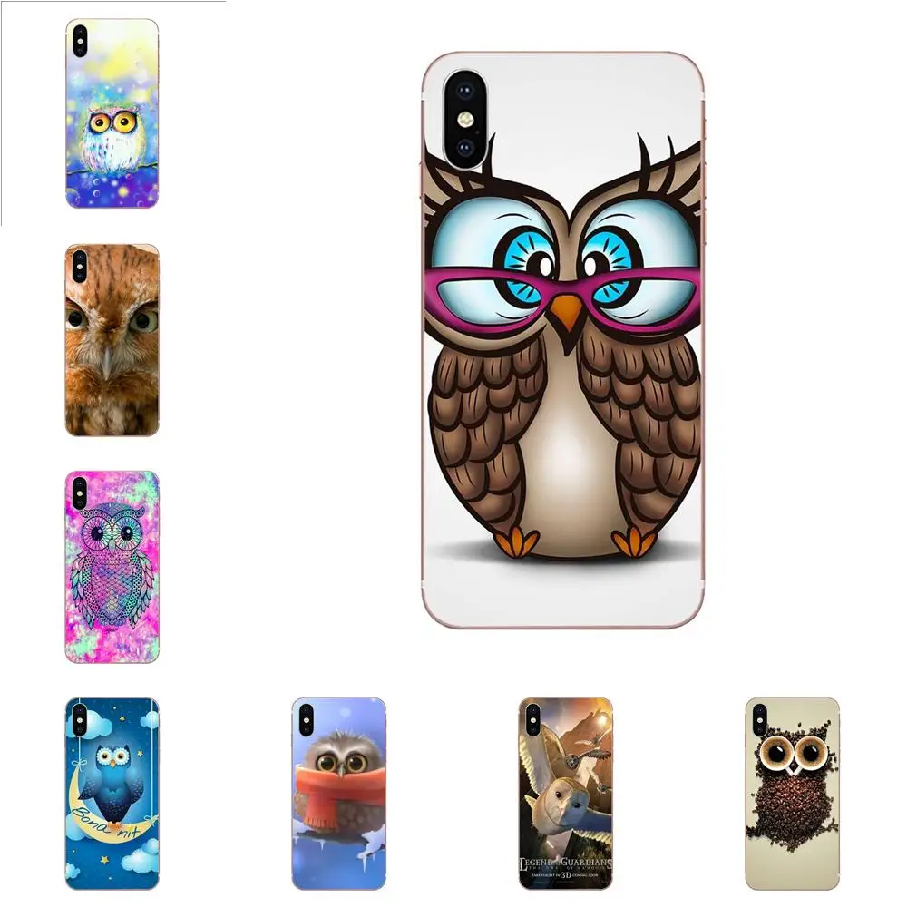 Cute Owl Animal Pattern Painted Design For Huawei Nova 2 V20 Y3II Y5 Y5II Y6 Y6II Y7 Y9 G8 G9 GR3 GR5 GX8 Prime 2018 2019 | Мобильные
