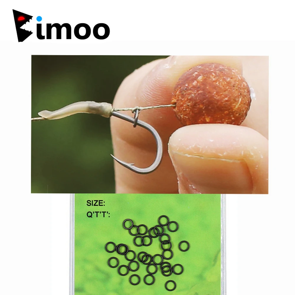 Bimoo 30 шт. рыболовные кольца для ловли карпа 2 0 мм 5 3 7 мм|terminal tackle|fishing accessoriescarp fishing |