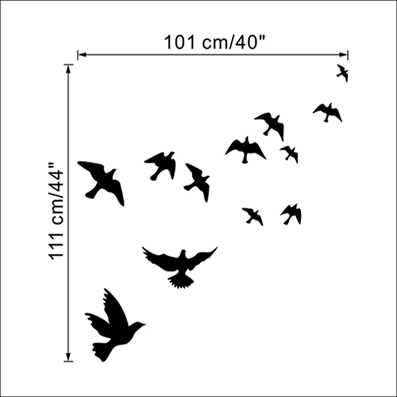 Красивая Наклейка Настенная с птицей, украшение для дома, наклейка на стену, украшение для розетки, абсолютно новая наклейка на стекло для дома