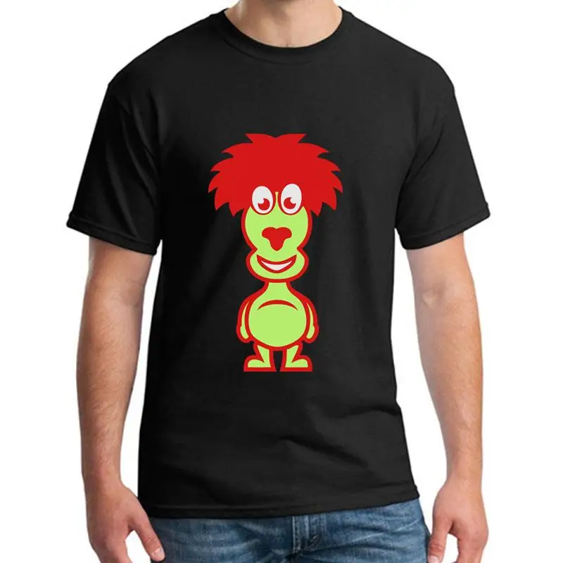

Vintage Lama Animal Cartoon Character t shirt loose size 5xl cool humorous Harajuku mens tshirts Building Popular