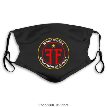 

New Fringe Serie TV Fringe Division Simbolo Maschera nera da uomo Taglia S a 3XL Maschere da cartone animato Maschera Spedizione