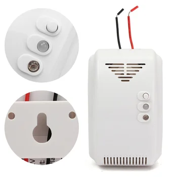 

12V Combustible Gas LPG Natural Gas Leak Detector Propane Alarm For RV Van Boat