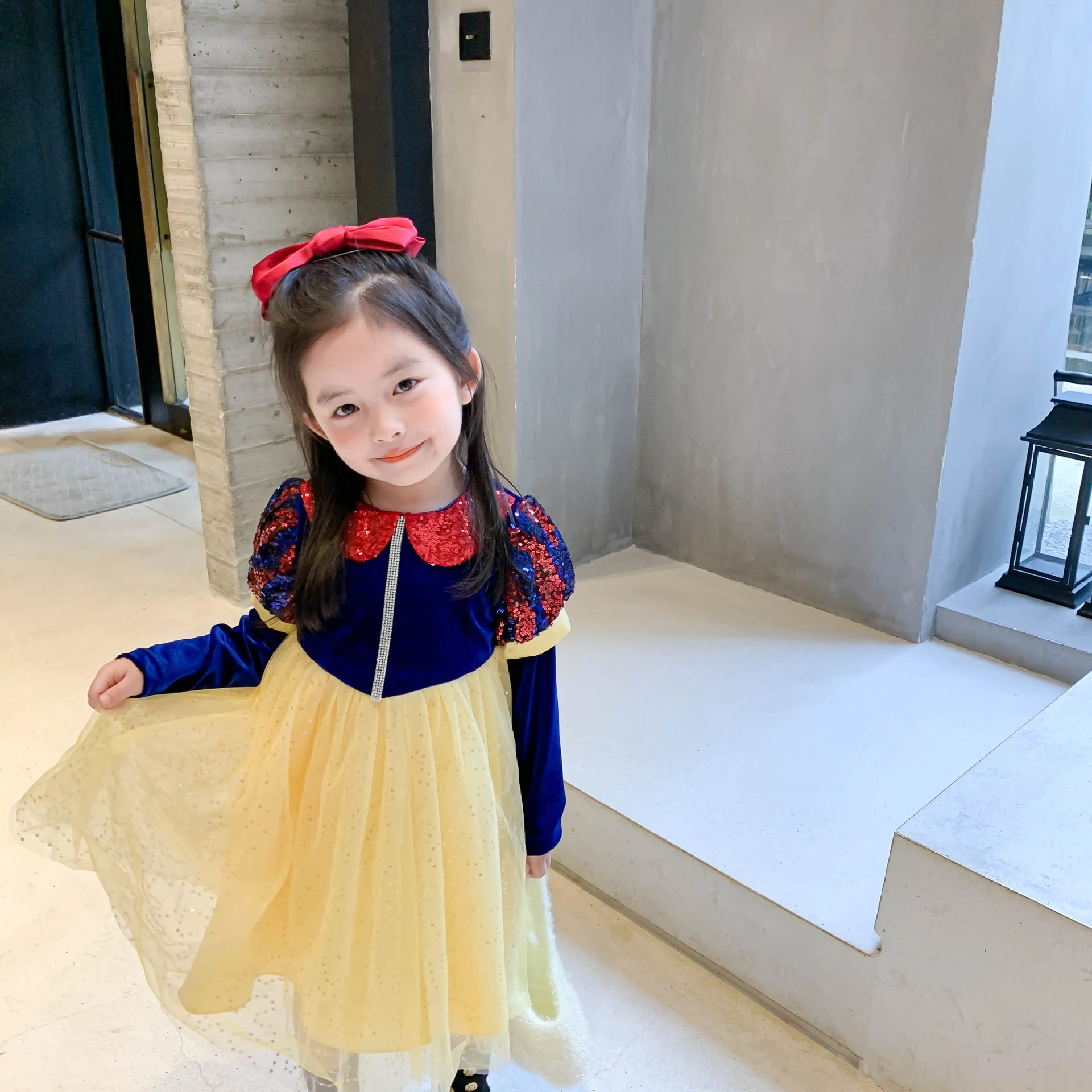 白雪姫のディズニープリンセスa494冬服 カジュアルドレス 漫画 長袖 子供服 女の子へのギフト Aliexpress Mother Kids