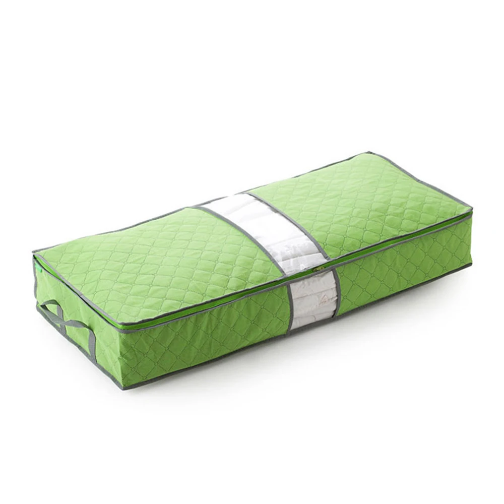 1 шт. бамбуковый уголь кровать под одеяло мешок Одеяло Одежда сумка для хранения Влагонепроницаемая сумка для хранения разные цвета на выбор