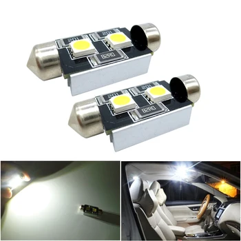 

2x Canbus C5W LED Bulb Festoon 36mm Car Interior lights Dome Reading Light for VW Polo 6R Jetta MK5 MK6 Sharan Caddy CC Touareg