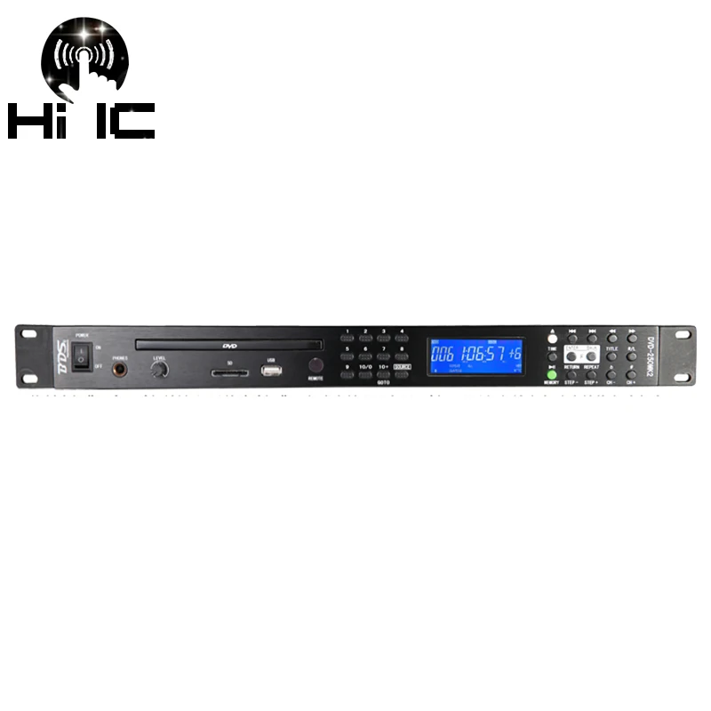DVD-250mk2 Single DVD USB SD with FM Player 1U Rackmount