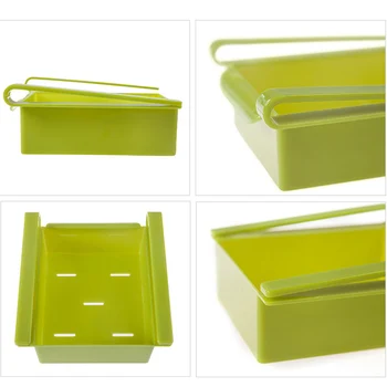 

Refrigerator Shelves Shelf Rack Storage Box Drawer Type Holder Space Saver For Kitchen SP99