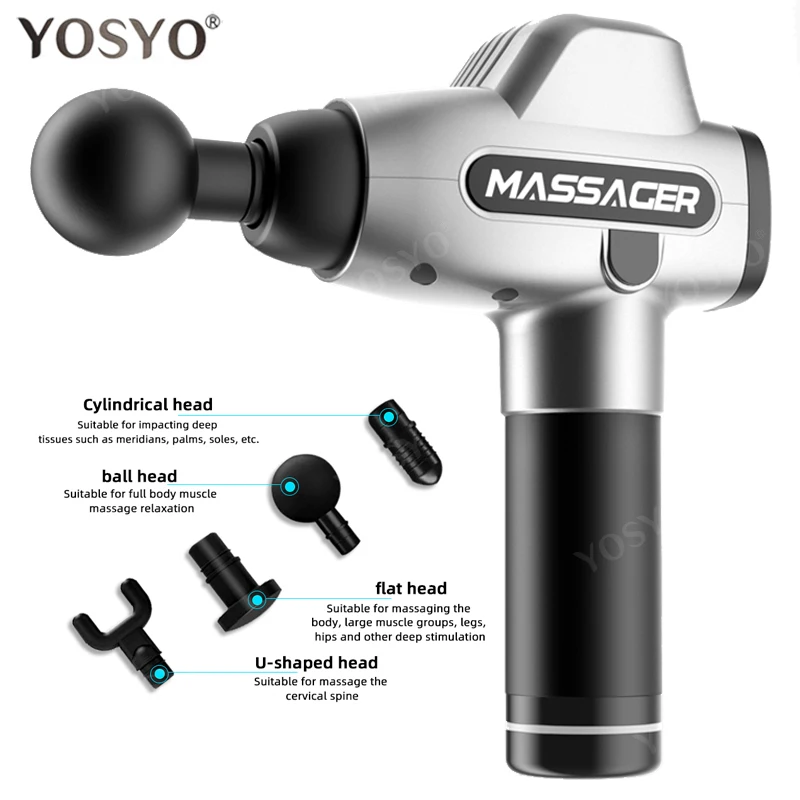 

EMS Tissue Massage Gun Muscle Massager Muscle Pain Management Training Exercising Body Relaxation Slimming Shaping Pain Relief