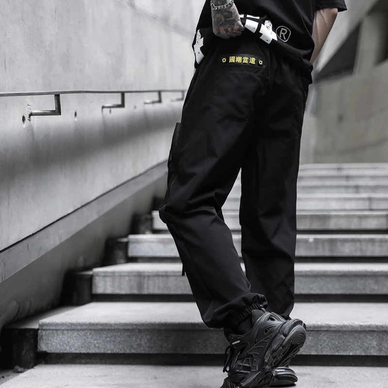 pocket Streetwear Trousers Pants Men 