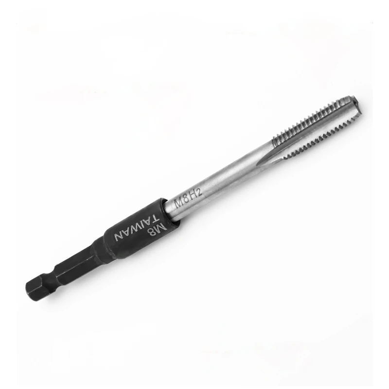 Drillpro M4M16 Screw Tap Socket Adapter 1/4 Inch Hex Shank Machine Tap