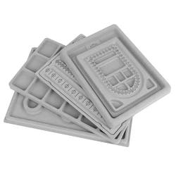 Gray Flocked Bead Board Organizer Tray For DIY Jewelry Making Bracelet Necklace Beading Design Craft Measuring Tool Accessories