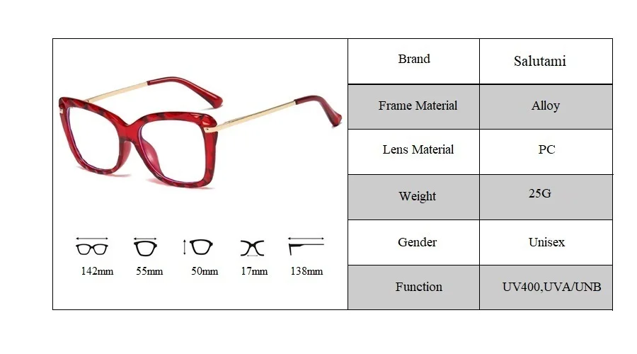 Анти-синий светильник TR90 очки для женщин бренд прозрачные красные квадратные компьютерные очки оправа мужские прозрачные очки для близорукости
