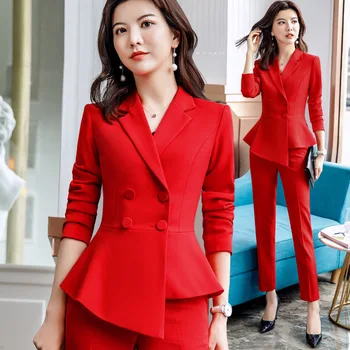 

Suit Suit Woman 2019 Autumn Small Real Irregular Fashionable Western Style Dress Man's Suit